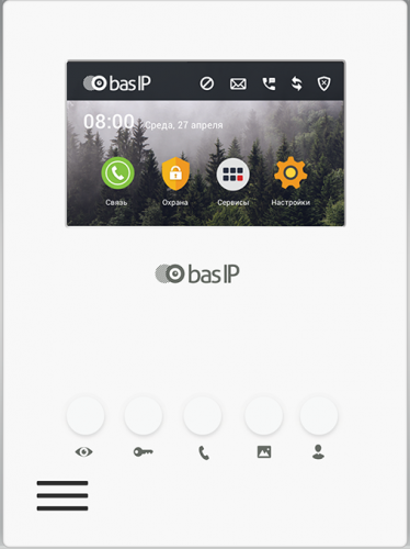 AU-04LA (AU-04L) WHITE Монитор IP-домофона AU-04LA (AU-04L) WHITE Монитор IP-домофона