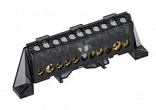 Шина N "ноль" в комбинированном DIN-изоляторе "Стойка" 8х12-(4+5)-Ч TEKFOR (TF-NN20-45-DP-K02)