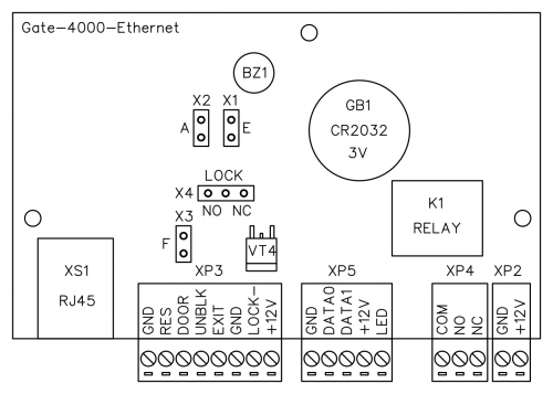 Gate-4000-Ethernet Контроллер СКУД сетевой фото 2