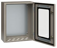 Корпус металлический ЩМП-2-0 (500х400х220мм) У2 IP54 прозрачная дверь (YKM11-02-54-1)