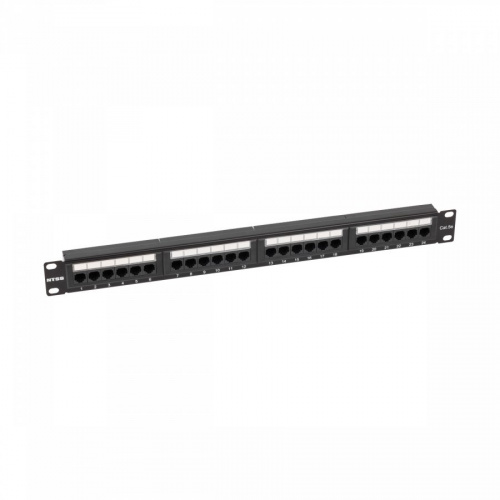 NTSS-PP-1U-24-UTP-RJ45-5E-D 19" 1U 24xRJ45 кат.5E UTP Патч-панель 19"