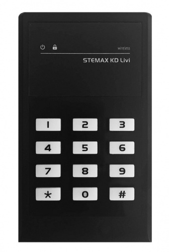 STEMAX KD Livi (черный) Беспроводная кнопочная кодовая панель STEMAX KD Livi (черный) Беспроводная кнопочная кодовая панель