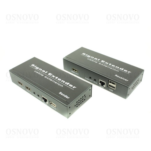 TLN-HiKM2+RLN-HiKM2 Удлинитель HDMI, ИК-сигнала, 2*USB