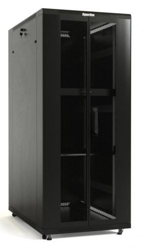 TTB-3281-DD-RAL9004 Шкаф напольный 19", 32U