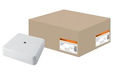 Коробка КР 100х100х29 ОП белая, IP40 (SQ1401-0207) Распаячная коробка