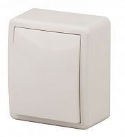 Выключатель 1-кл. ОУ Эксперт IP20 11-1202-02 250В 10АХ слоновая кость ЭРА (Б0020658)