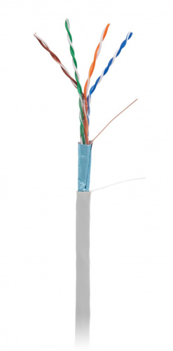 F/UTP 4pair, Cat5e, In,PVC (EC-UF004-5E-PVC-GY-1) Кабель «витая пара» (LAN) для структурированных систем связи F/UTP 4pair, Cat5e, In,PVC (EC-UF004-5E-PVC-GY-1) Кабель «витая пара» (LAN) для структурированных систем связи