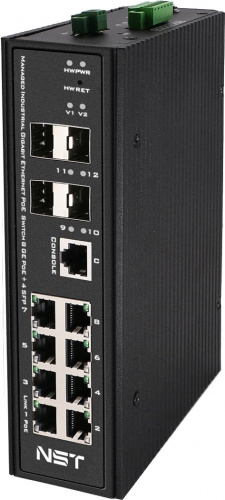 NS-SW-8G4G-SPL/IM Коммутатор с PoE