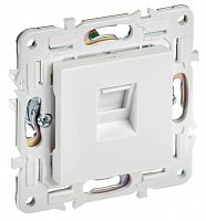 SKANDY Розетка компьютерная RJ45 кат.6 SK-K02W скрытой установки арктический белый (SK-K10-2-K01) Розетка компьютерная