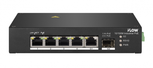 F-SW-IU406HPOE Коммутатор с PoE