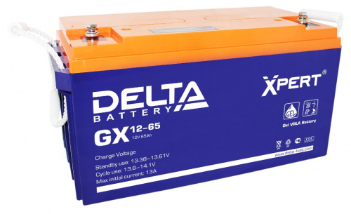 Delta GX 12-65 Аккумулятор герметичный свинцово-кислотный Delta GX 12-65 Аккумулятор герметичный свинцово-кислотный
