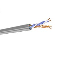 U/UTP 5E 2PR PVC (нг(А)-LS) серый (DR-140000)