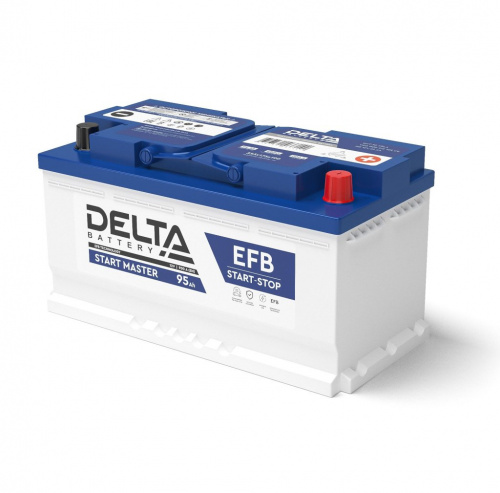 DELTA START MASTER 95 Ah EFB Аккумулятор автомобильный герметичный свинцово-кислотный DELTA START MASTER 95 Ah EFB Аккумулятор автомобильный герметичный свинцово-кислотный