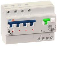 OptiDin VD63 4п C 32А 30мА тип A 6кА УХЛ4, КЭАЗ (103479)