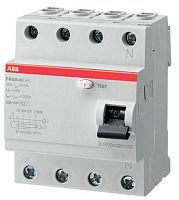 FH204 AC-25/0,03 (2CSF204004R1250) Выключатель дифференциального тока (УЗО)