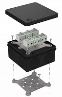 Коробка огнестойкая для о/п двухкомпонентная 100х100х50 (60-0300-9005-FR6.0-12) Коробка огнестойкая