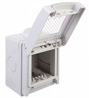 Коробка для настенного монтажа IP55 2 модуля Avanti серая (4403932)