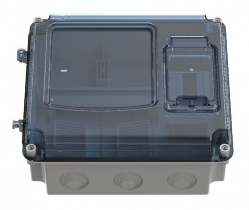 Корпус пластиковый навесной KREPTA 5 ЩУРн-П 1/3 IP66 PC (MSP1-N-03-55) фото 2