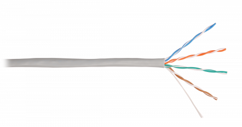 U/UTP 4pair, Cat5e, Solid, In, PVC (NKL 2100A-GY) Кабель «витая пара» (LAN) для структурированных систем связи