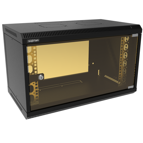 ТВЛ-6U-600-350-СР-9005 (05-1060-B) Шкаф настенный телекоммуникационный