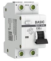 АВДТ АД-12 1P+N 40А 30мА тип АС х-ка C эл. 4,5кА Basic (DA12-40-30-bas) Автоматический выключатель дифференциального тока