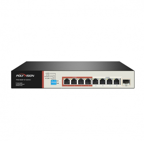 PND-8XGP-1F(150) Коммутатор 9-портовый с функцией PoE
