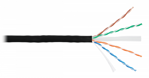 U/UTP 4pair, Cat6, Solid, Out, PVC (NMC 9140B-BK) Кабель «витая пара» (LAN) для структурированных систем связи