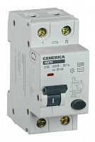 АВДТ 32 C10 2Р 30мА GENERICA (MAD25-5-010-C-30) Автоматический выключатель дифференциального тока