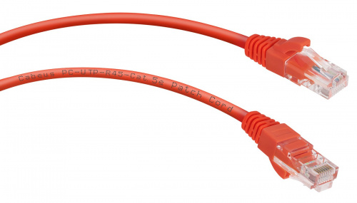 PC-UTP-RJ45-Cat.5e-0.3m-RD (7660c) Патч-корд медный