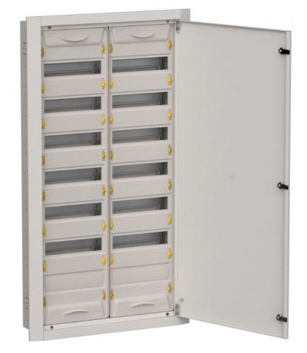 Корпус металлический встраиваемый TITAN 5 ЩРв-168 (2х84) 1130х625х130 IP31 одна дверь серый (TI5-50-V-2х084-31-7035)