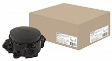 КЭМ 1-10-3Б ОП D78мм IP44, 3-х рожковая (карболит) TDM (SQ1401-1002) Коробка электромонтажная