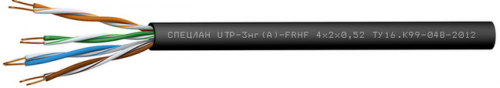 СПЕЦЛАН UTP-3нг(А)-FRHF 4x2x0,52 Кабель «витая пара» (LAN) для структурированных систем связи СПЕЦЛАН UTP-3нг(А)-FRHF 4x2x0,52 Кабель «витая пара» (LAN) для структурированных систем связи