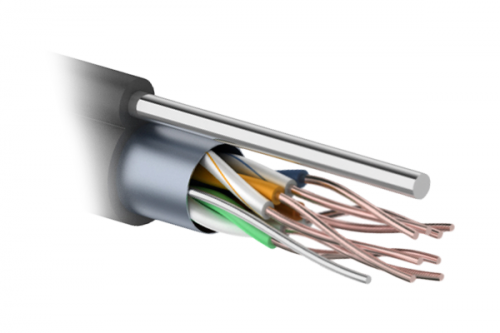 F/UTP 4PR 24AWG CAT5e 305м OUTDOOR+ТРОС*1. PROCONNECT (01-0155) Кабель «витая пара» (LAN) для структурированных систем связи F/UTP 4PR 24AWG CAT5e 305м OUTDOOR+ТРОС*1. PROCONNECT (01-0155) Кабель «витая пара» (LAN) для структурированных систем связи