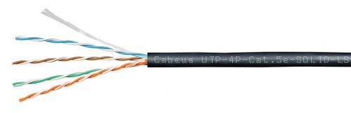 UTP-4P-Cat.5e-SOLID-LSZH-BK (9781c) Кабель «витая пара» (LAN) для структурированных систем связи
