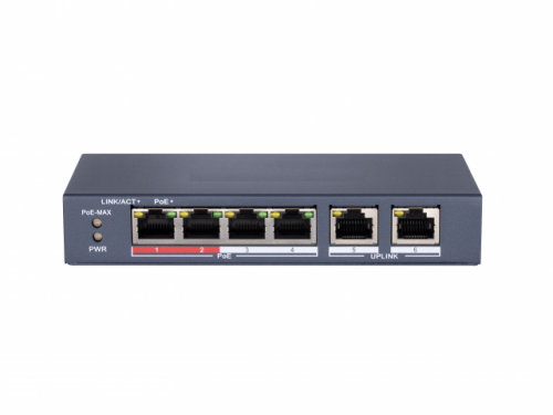 DS-S604P Коммутатор с питанием POE