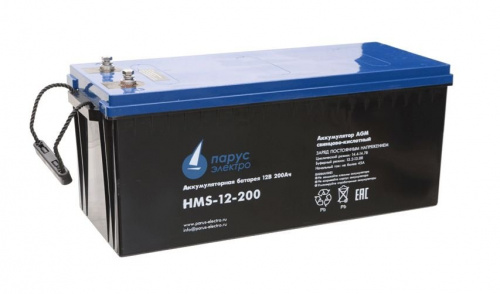 HMS-12-200 716W Аккумулятор герметичный свинцово-кислотный HMS-12-200 716W Аккумулятор герметичный свинцово-кислотный