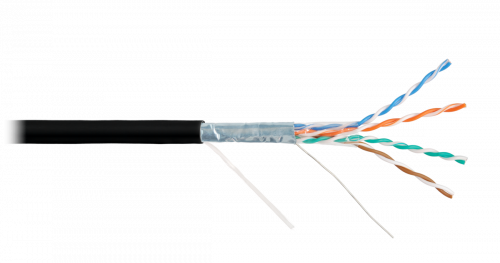 F/UTP 4pair, Cat5e, Solid, Out, PVC (NMC 9200B-BK) Кабель «витая пара» (LAN) для структурированных систем связи