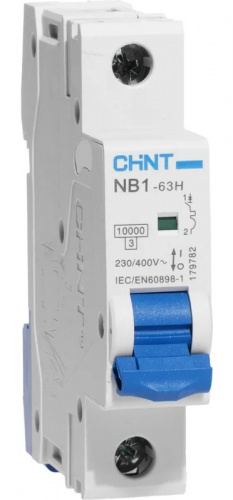 NB1-63H 1P 40А 10кА х-ка C (R) CHINT (179791) Автоматический выключатель