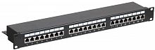 PP-1U-24P-6-SH (201-033) Патч-панель 19" (1U) 24 порта RJ-45 кат.6 экранированная