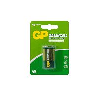 GP GreenCell 9V Крона (GP 1604GLF-2CR1), БЛИСТЕР Солевая батарейка