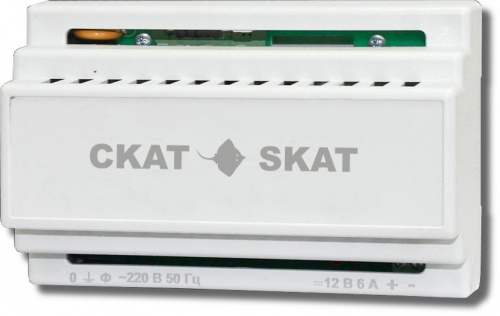 SKAT-12-6.0DIN (586) Источник вторичного электропитания резервированный