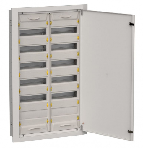 Корпус металлический встраиваемый TITAN 5 ЩРв-144 (2х72) 1005х625х130 IP31 одна дверь серый (TI5-50-V-2х072-31-7035)
