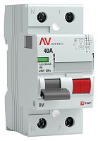 DV 2P 40А/ 30мА (A) AVERES (rccb-2-40-30-a-av) Выключатели дифференциального тока (УЗО)