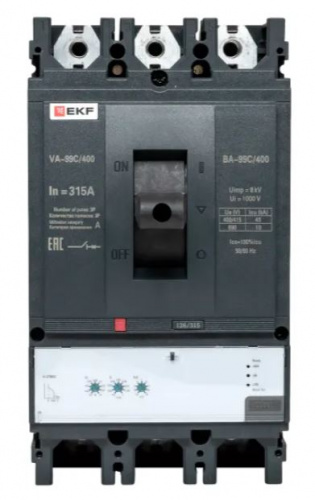 ВА-99C 400/315А 3P 45кА (mccb99C-400-315) фото 3