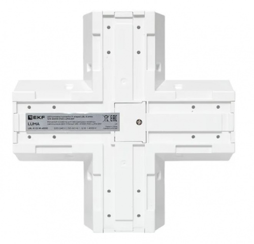 Фигурный коннектор для светильников ДБО-X 12Вт 4000К IP20 LUMA (LBL-X-12-W-4000) Соединитель фото 3