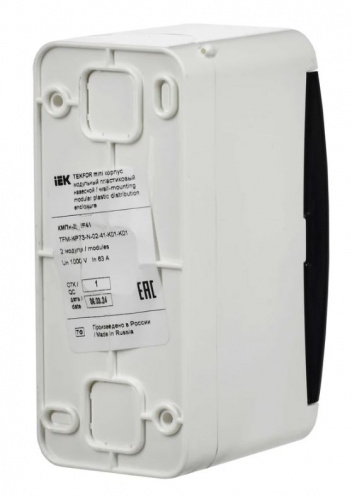 Корпус пластиковый навесной TEKFOR Mini КМПн-2 IP41 белый (TFM-KP73-N-02-41-K01-K01) фото 2