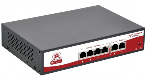 SR-PS0420FBL Коммутатор с питанием по PoE SR-PS0420FBL Коммутатор с питанием по PoE