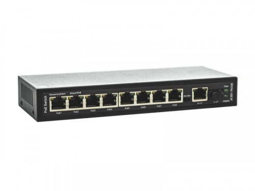 U1E-8F/1G/1S Коммутатор с питанием по PoE 8-портовый