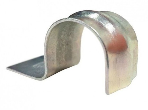 Скоба однолапковая без монтажного отверстия для трубы D20 (100 шт) (43721) Скоба металлическая