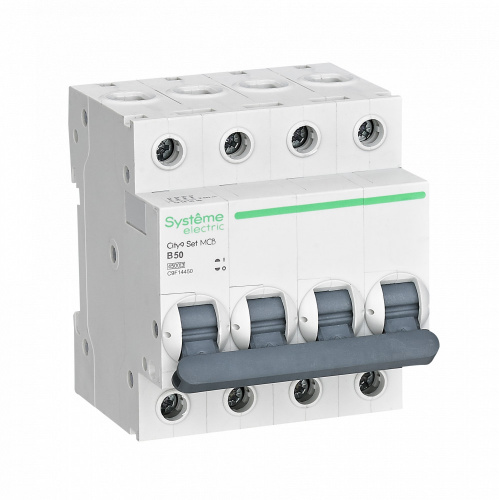 City9 Set 4P 50А 4.5kA 400В B (C9F14450) Автоматический выключатель
